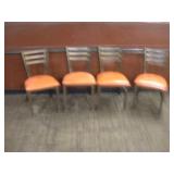 (4) STACKING DINING ROOM CHAIRS