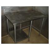 STAINLESS STEEL PREP STATION  36X30X57