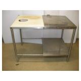 4 FT STAINLESS STEEL CHOP TABLE
