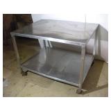 STAINLESS STEEL PREP TABLE  48X36X34