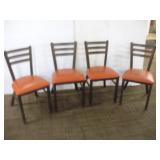 (4) STACKING DINING ROOM CHAIRS
