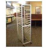 NEW AGE NSF ALUMINUM BAKERS RACK ON WHEELS
