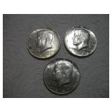 1967 AND 1968 KENNEDY HALF DOLLARS