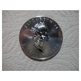 1998 1OZ SILVER CANADIAN MAPLE LEAF $5 PROOF