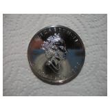 1999 1OZ SILVER CANADIAN MAPLE LEAF $5 PROOF