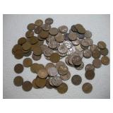 (100) WHEAT PENNIES