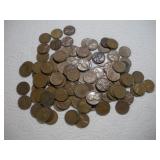 (100) WHEAT PENNIES