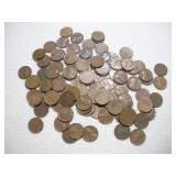 (100) WHEAT PENNIES