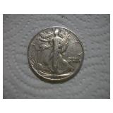 1942 (D) WALKING LIBERTY SILVER HALF DOLLAR