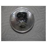 2012 1OZ SILVER CANADIAN MAPLE LEAF $5 PROOF