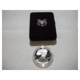 1991 1OZ SILVER AMERICAN EAGLE PROOF W/