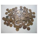 (100) WHEAT PENNIES