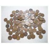 (100) WHEAT PENNIES