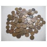 (100) WHEAT PENNIES