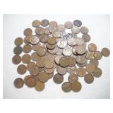 (100) WHEAT PENNIES