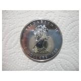 1988 1OZ SILVER CANADIAN MAPLE LEAF $5 PROOF