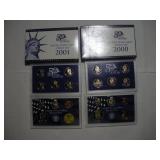 2000 AND 2001 PROOF SETS