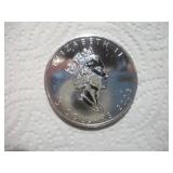 2003 1OZ SILVER CANADIAN MAPLE LEAF $5 PROOF