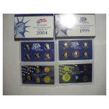 1999 AND 2004 PROOF SETS