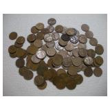 (100) WHEAT PENNIES