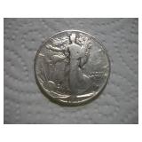 1941 (D) WALKING LIBERTY SILVER HALF DOLLAR