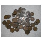(42) INDIAN HEAD PENNIES