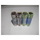 2005 UNCIRCULATED NICKELS FOUR $2 ROLLS