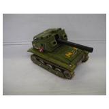 TRADE MARK (JAPAN) BATT OPERATED TIN TOY TANK