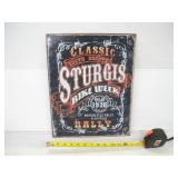 STURGUS SOUTH DAKOTA METAL SIGN 12X16 IN