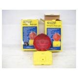 2 NEW BATT OPERATED EMERGENCY ROAD LIGHTS