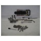 3/8 DRIVE AND 1/4 IN DRIVE SOCKETS RATCHETS AND