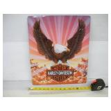 HARLEY DAVIDSON METAL SIGN 14X17IN