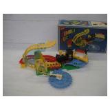 VINTAGE TUMBLING LOCO BATT OPERATED TOY TRAIN