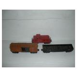 VINTAGE LIONEL O GAGE TRAIN CARS
