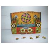 VINTAGE WYANDOTTE WIND UP TIN SHOOTING GALLERY