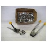 METAL BANDING CRIMP TOOLS AND CRIMPS