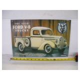 FORD METAL SIGN 16X10 IN
