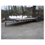 DIAMOND C 18FT DUAL AXLE FLATBED TRAILER W/