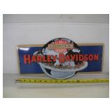 HARLEY DAVIDSON METAL SIGN 17X8 IN