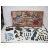 VINTAGE MARX US ARMED FORCES TRAINING CENTER W/
