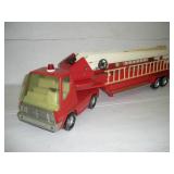 VINTAGE NYLINT METAL FIRETRUCK 27IN LONG