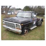 1979 FORD F350 WRECKER W/ FORD 400 V8 GAS ENGINE