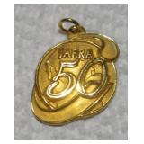 10K GOLD JAFRA 50 PENDANT