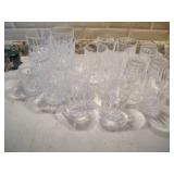 20 PCS CRYSTAL DIAMOND WEDGE BEVERAGE GLASSES
