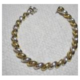 STERLING SILVER BRACELET 8IN LONG