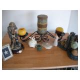 EMMET KELLY SPOT LIGHT-BOOK ENDS-CANDLES-KNIC KNAC