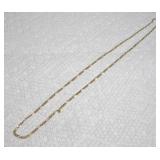 14K GOLD CHAIN  18IN LONG