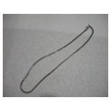 MONET SILVER NECKLACE 14IN LONG