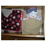 KITCHEN TOWELS AND POT HOLDERS