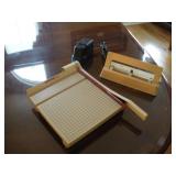 PAPER CUTTER-HOLE PUNCH-PENCIL SHARPNER